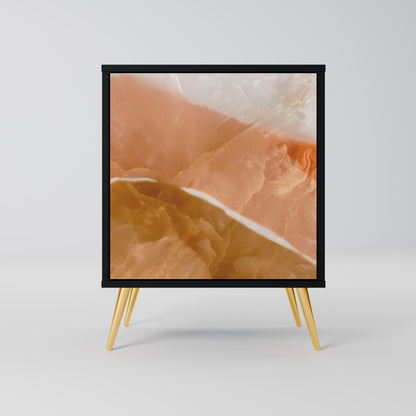 Credenza a 1 anta SANDHILLS SPLENDOUR con finitura nera