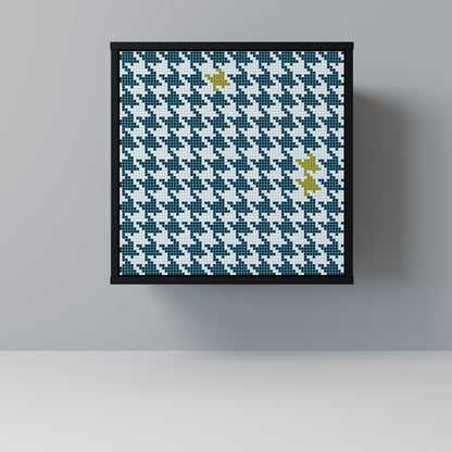 Credenza FUORI CONTESTO a 1 anta con finitura nera