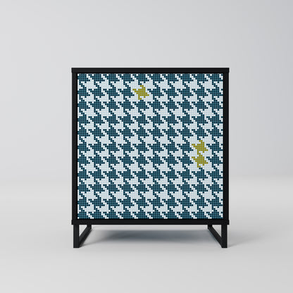 OUT OF CONTEXT 1-Door Sideboard in Black Finish