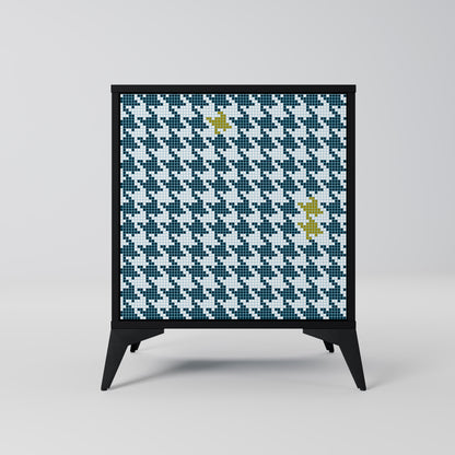 OUT OF CONTEXT 1-Door Sideboard in Black Finish