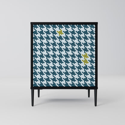 OUT OF CONTEXT 1-Door Sideboard in Black Finish