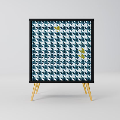 OUT OF CONTEXT 1-Door Sideboard in Black Finish