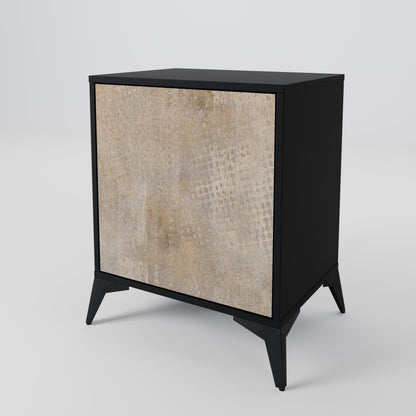 SCREEN ERROR 1-Door Sideboard in Black Finish