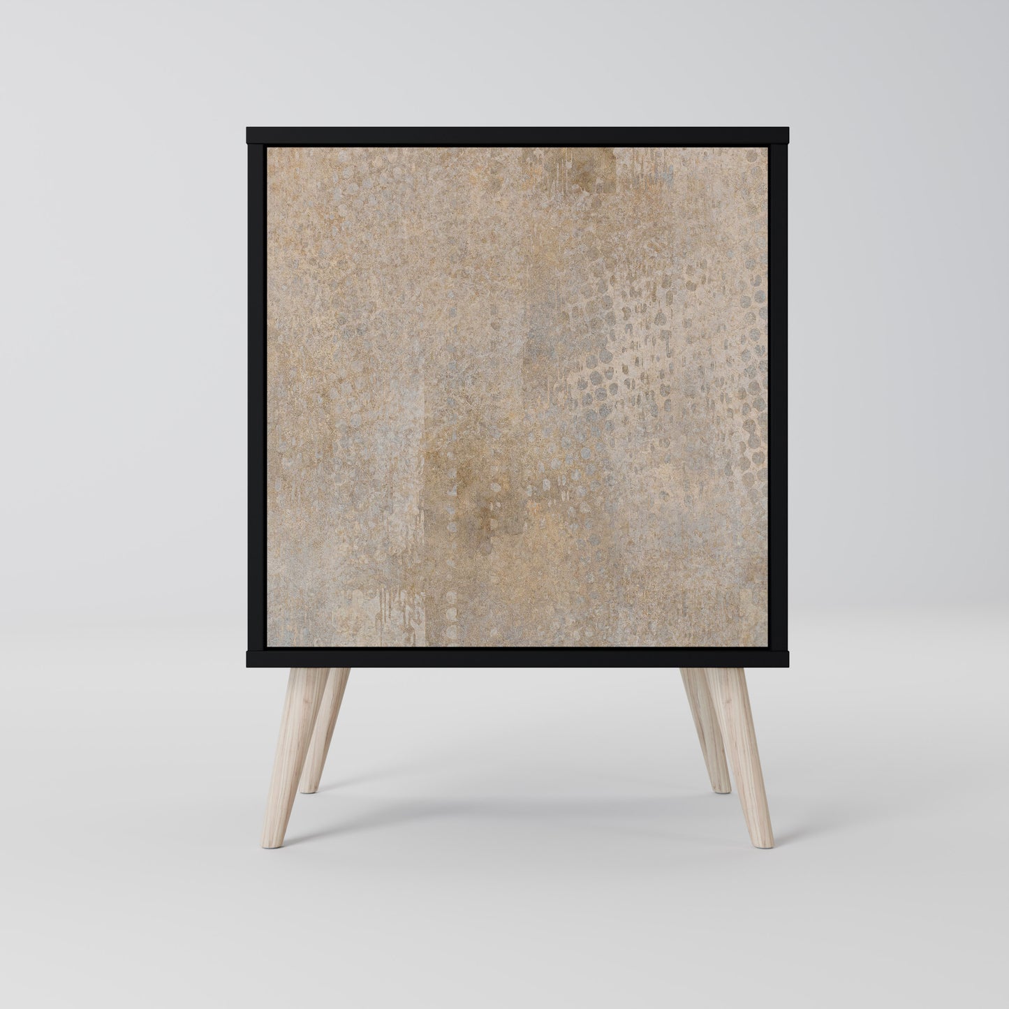 SCREEN ERROR 1-Door Sideboard in Black Finish