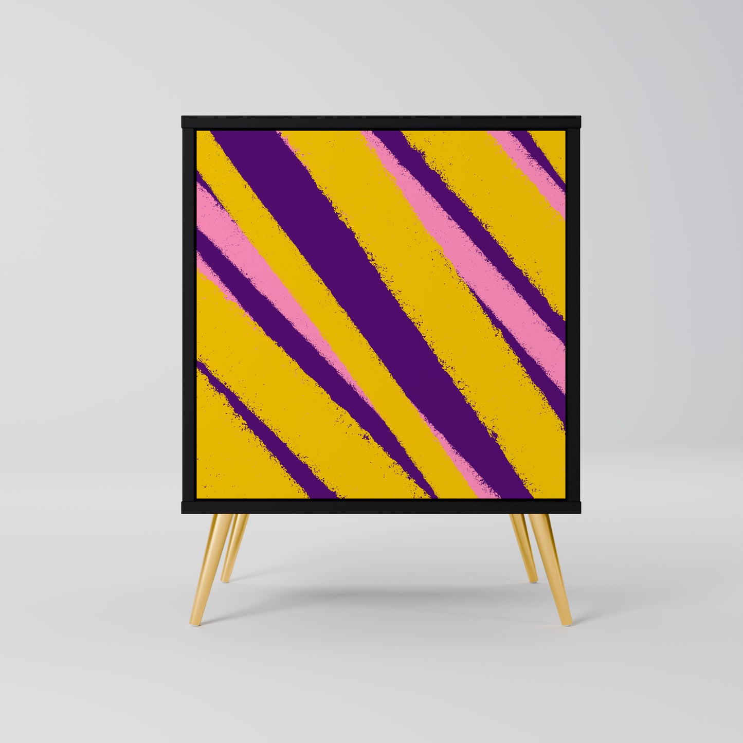 DREAMS COME TRUE 1-Door Sideboard in Black Finish