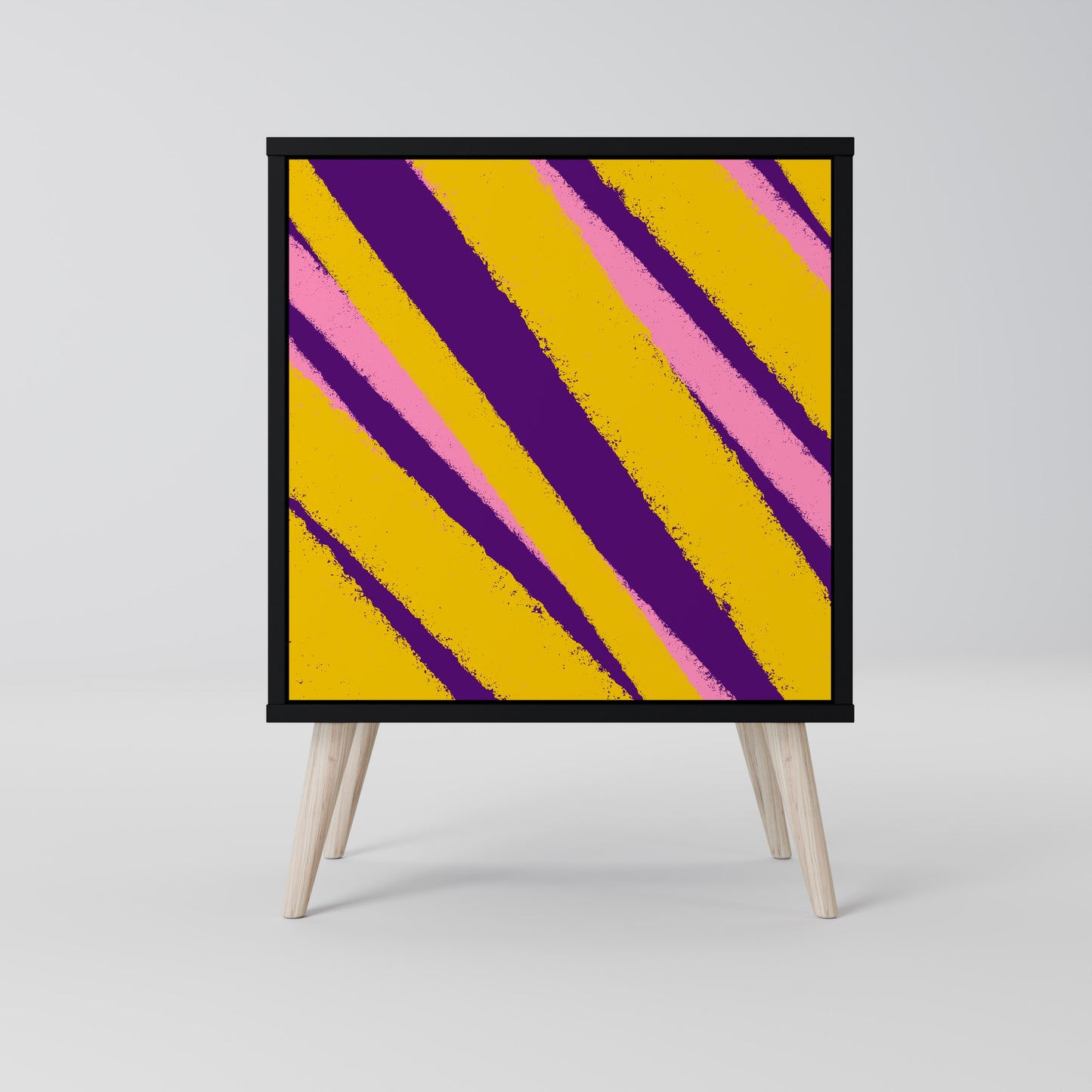 DREAMS COME TRUE 1-Door Sideboard in Black Finish