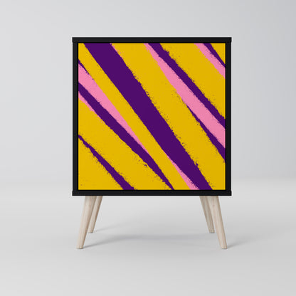 DREAMS COME TRUE 1-Door Sideboard in Black Finish