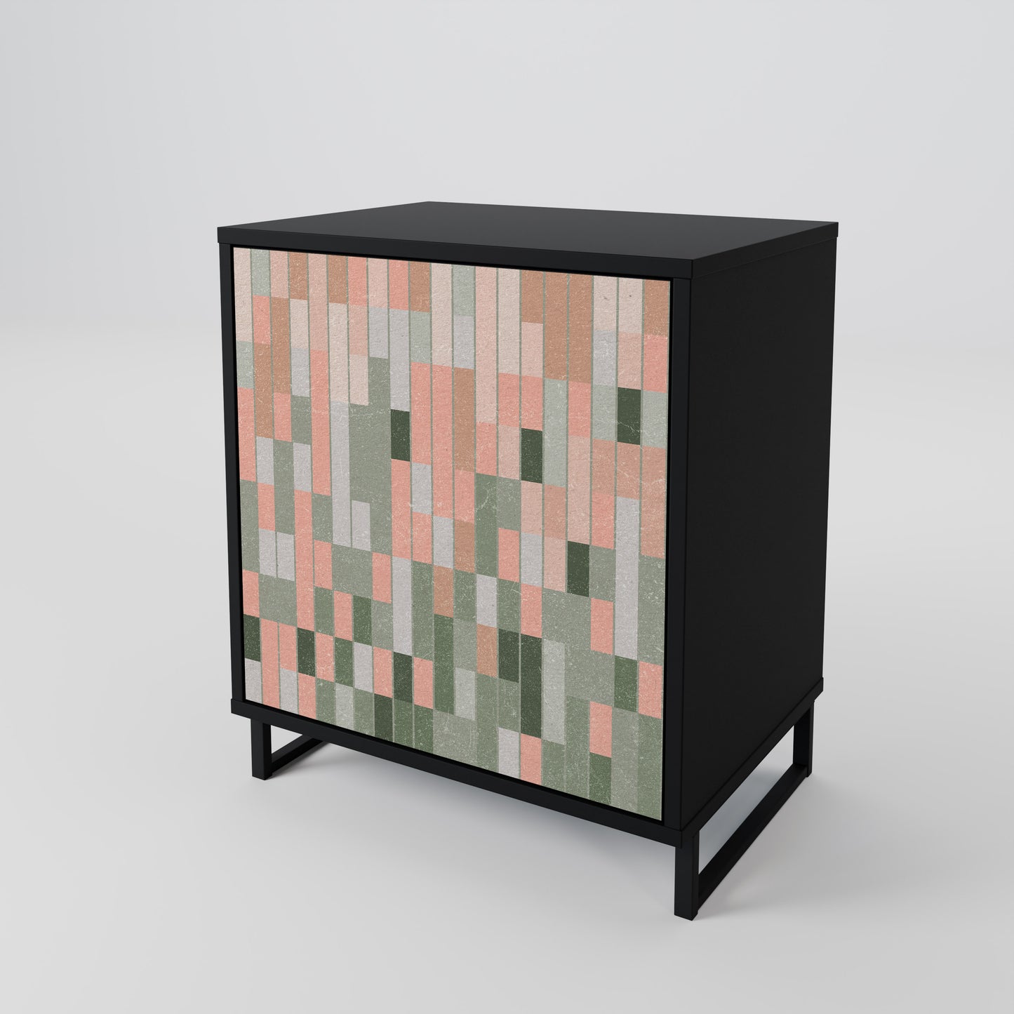 BUILDING THE FUTURE 1-Door Sideboard in Black Finish