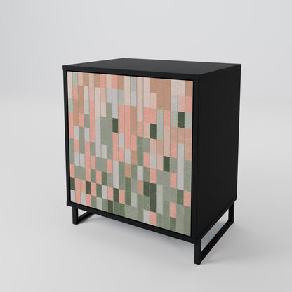 BUILDING THE FUTURE 1-Door Sideboard in Black Finish