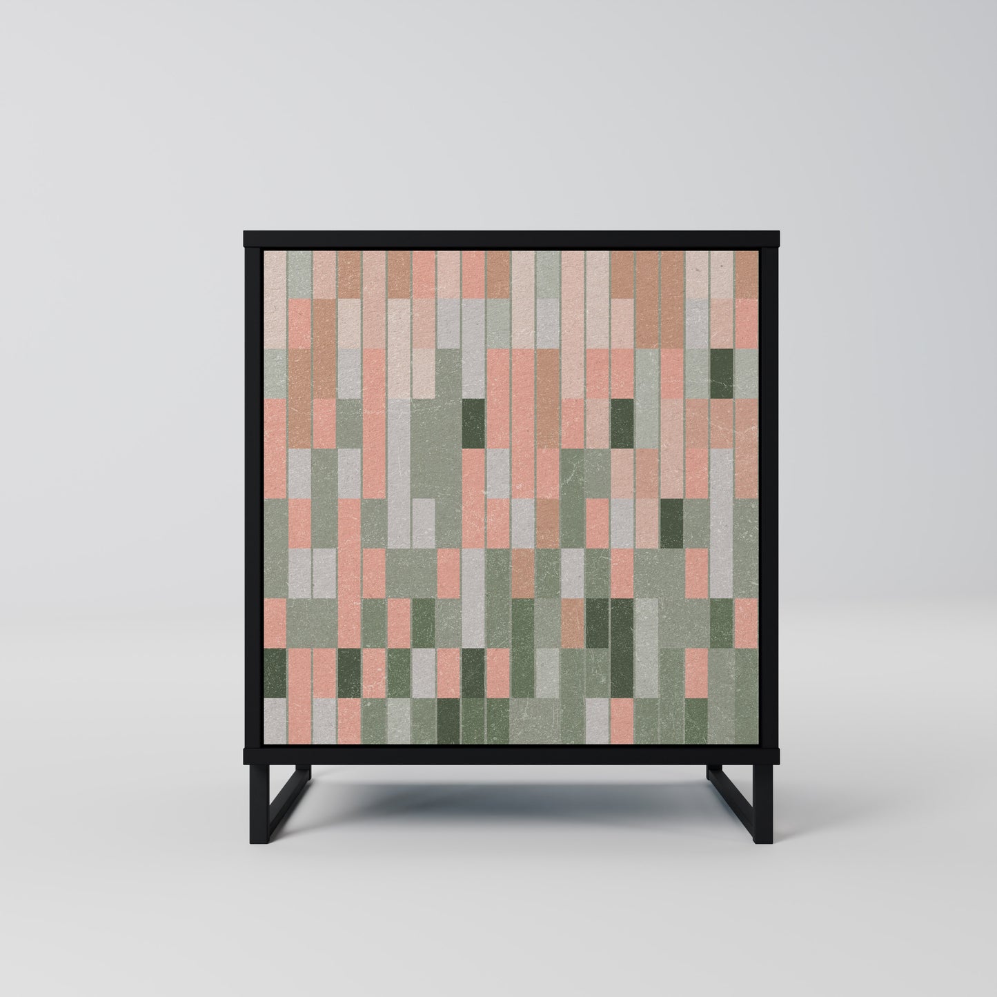 BUILDING THE FUTURE 1-Door Sideboard in Black Finish