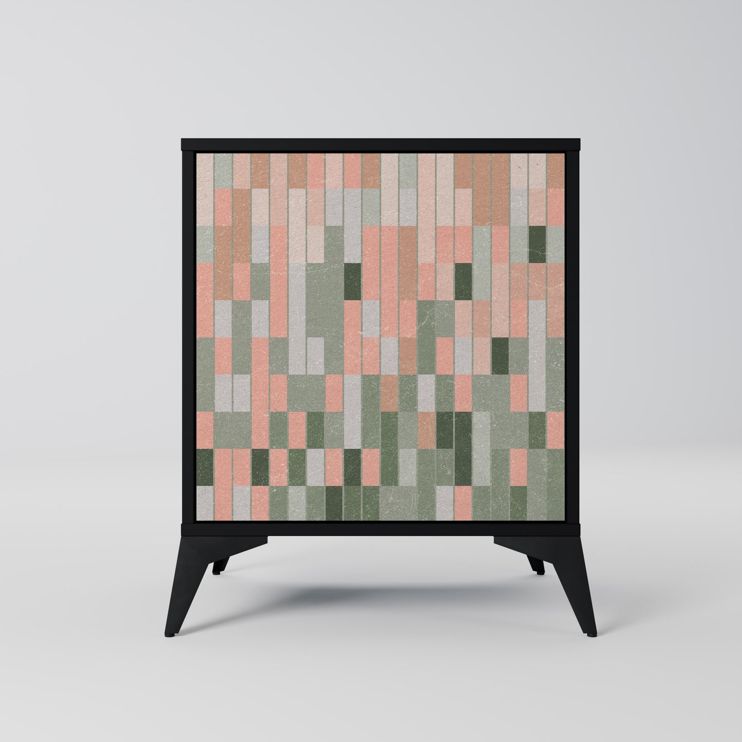 BUILDING THE FUTURE 1-Door Sideboard in Black Finish