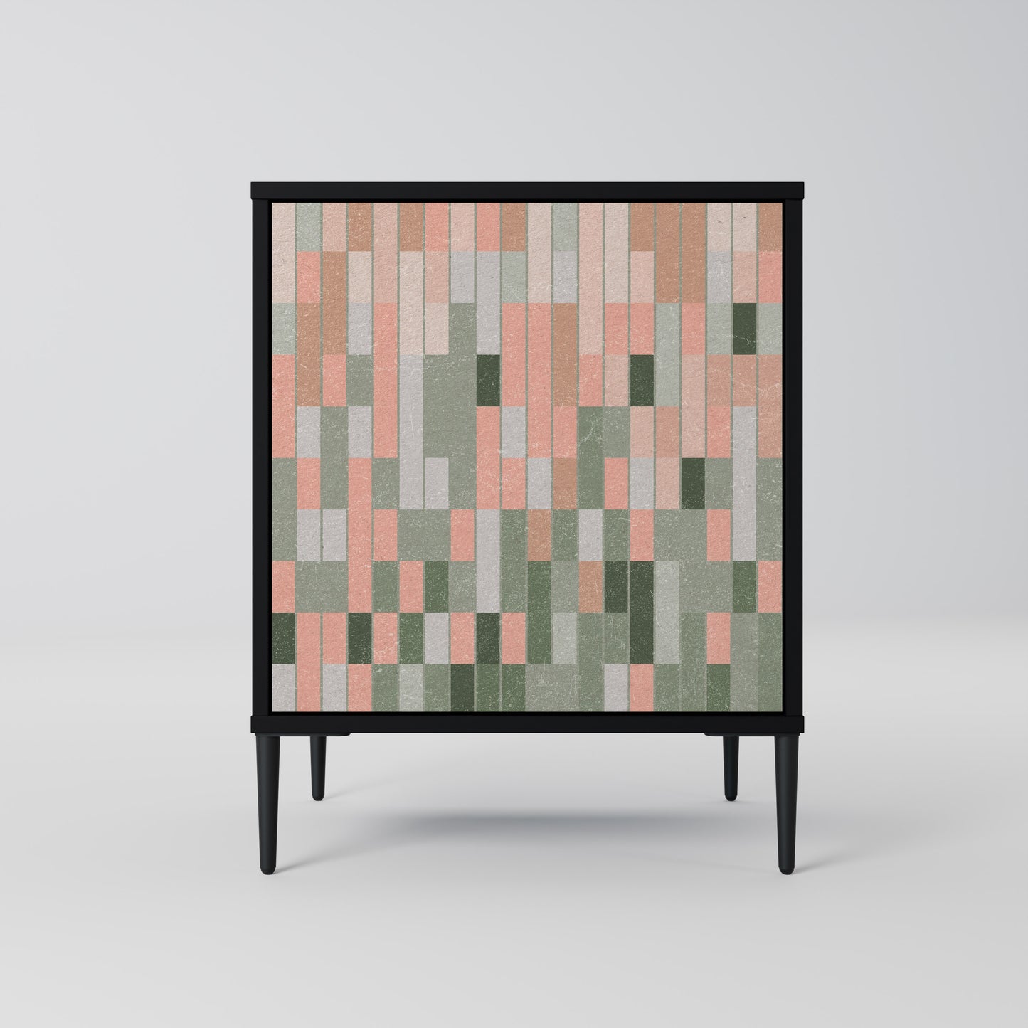 BUILDING THE FUTURE 1-Door Sideboard in Black Finish