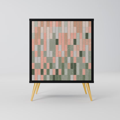 BUILDING THE FUTURE 1-Door Sideboard in Black Finish