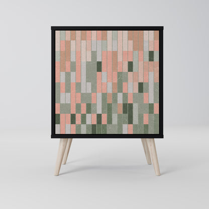 BUILDING THE FUTURE 1-Door Sideboard in Black Finish