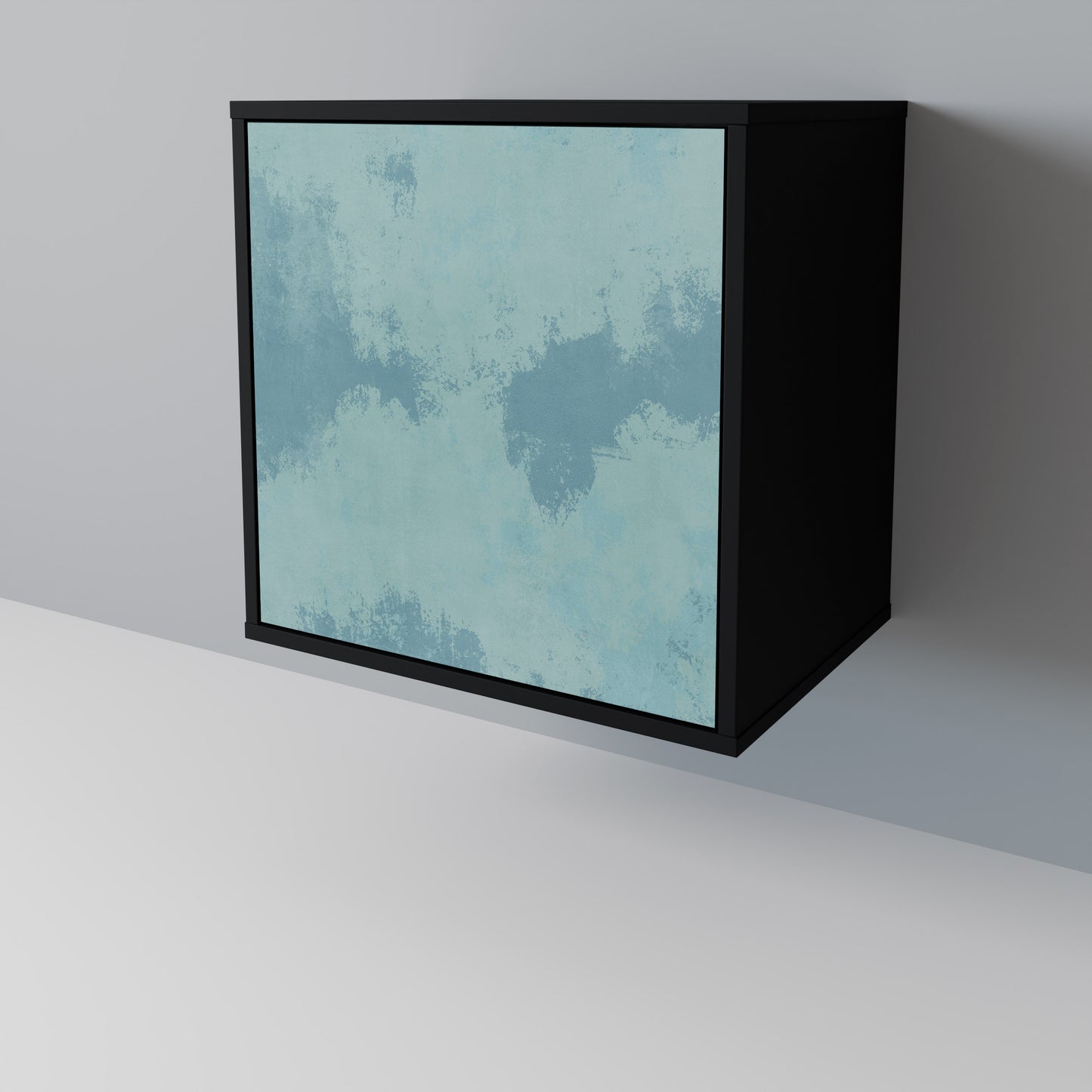 Credenza SKY WASH a 1 anta con finitura nera
