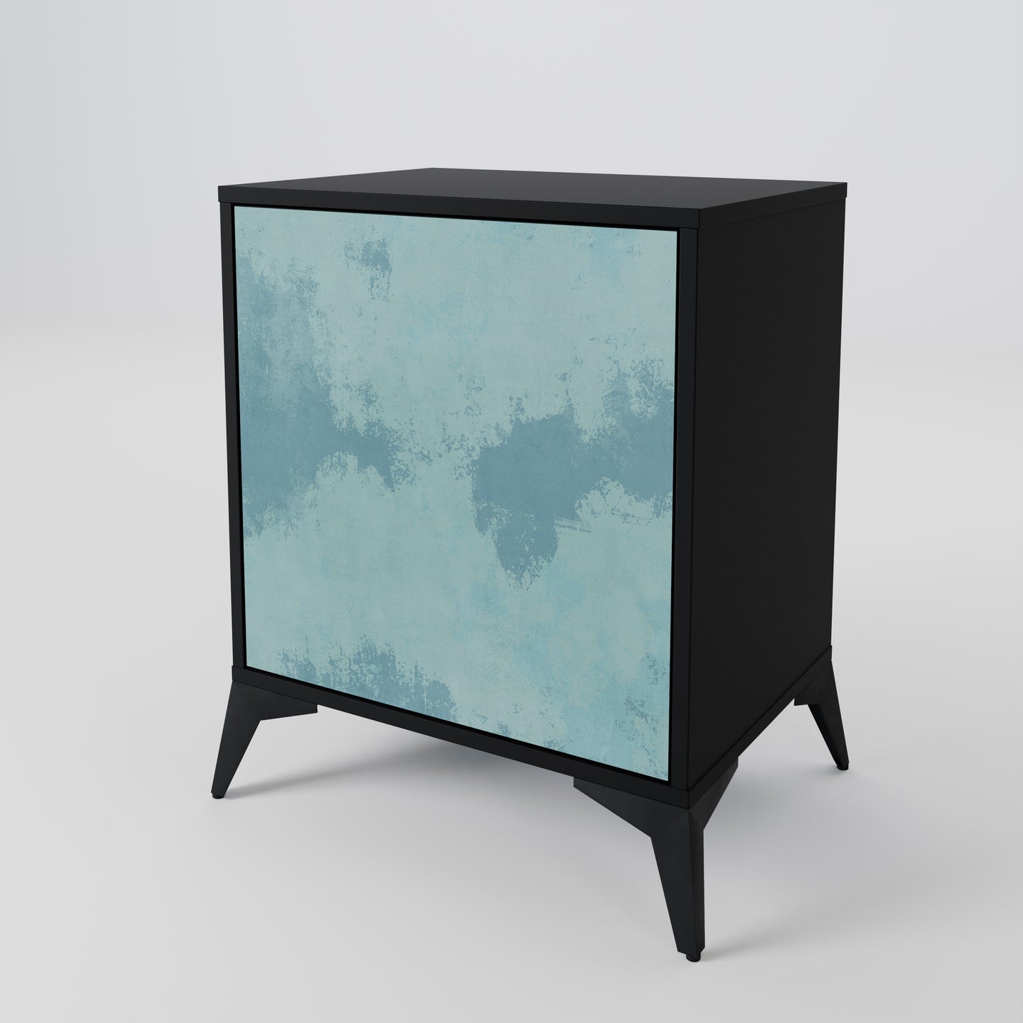 Credenza SKY WASH a 1 anta con finitura nera