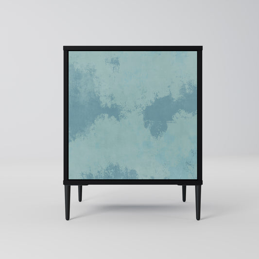 Credenza SKY WASH a 1 anta con finitura nera