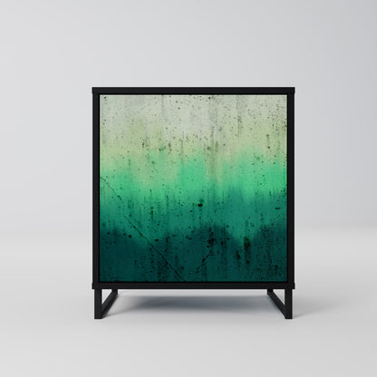 NORTHERN LIGHTS 1-Door Sideboard in Black Finish