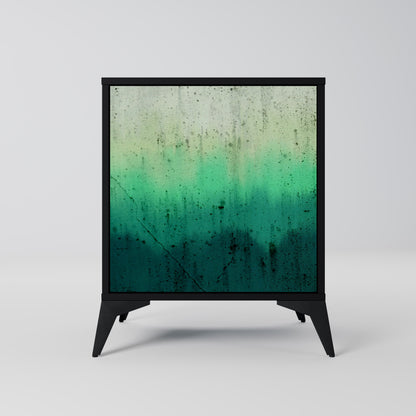 NORTHERN LIGHTS 1-Door Sideboard in Black Finish