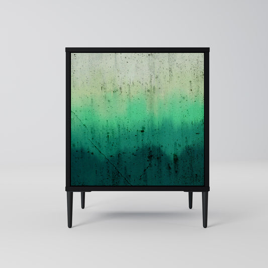Credenza NORTHERN LIGHTS a 1 anta con finitura nera