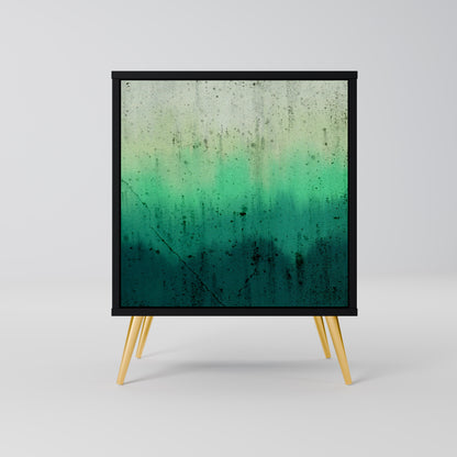 NORTHERN LIGHTS 1-Door Sideboard in Black Finish