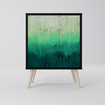 NORTHERN LIGHTS 1-Door Sideboard in Black Finish