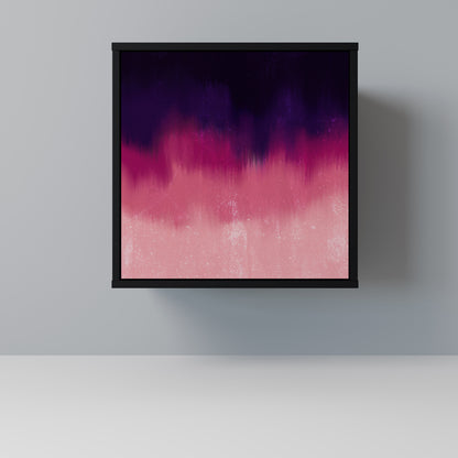 Credenza AURORA BOREALIS a 1 anta con finitura nera