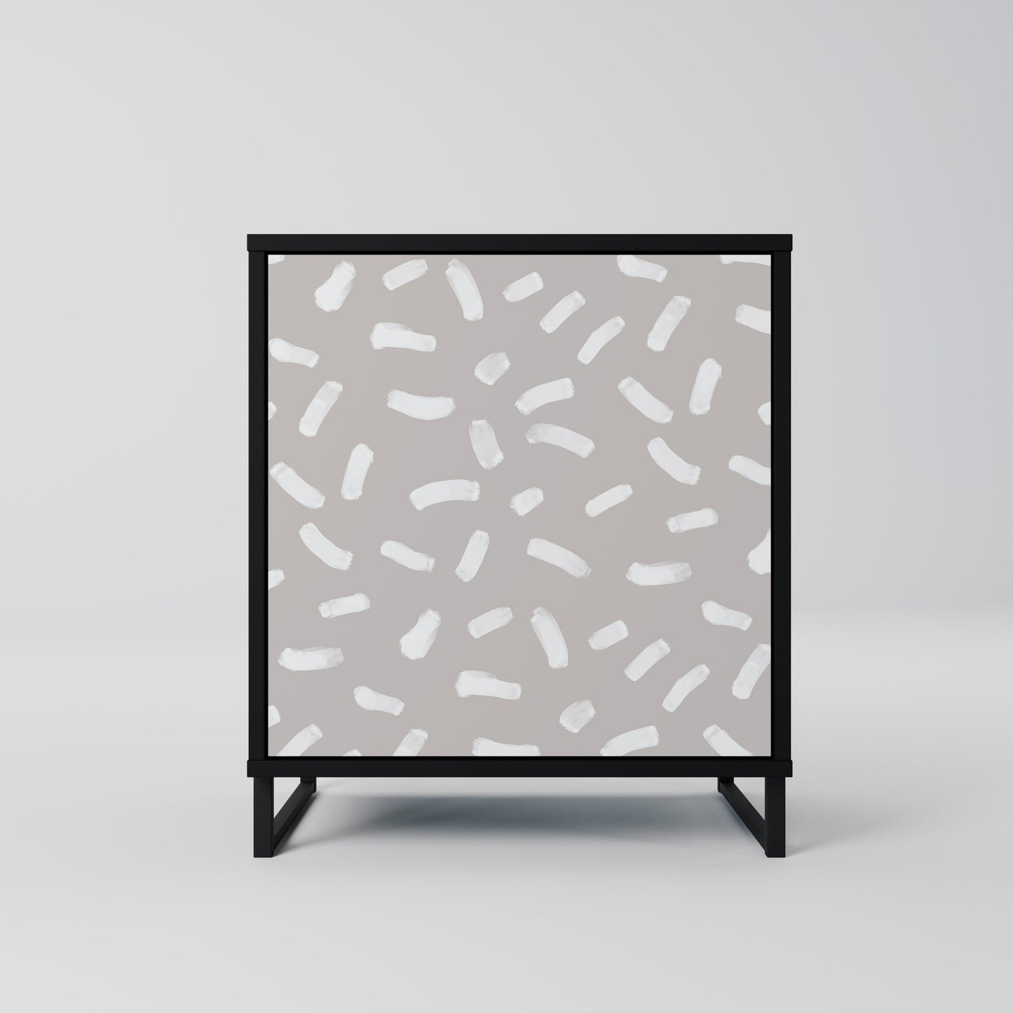 PASSING SECONDS 1-Door Sideboard in Black Finish