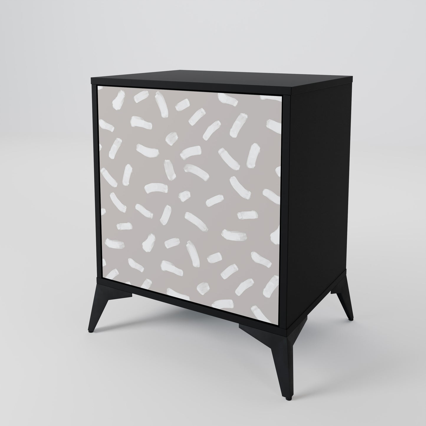 PASSING SECONDS 1-Door Sideboard in Black Finish