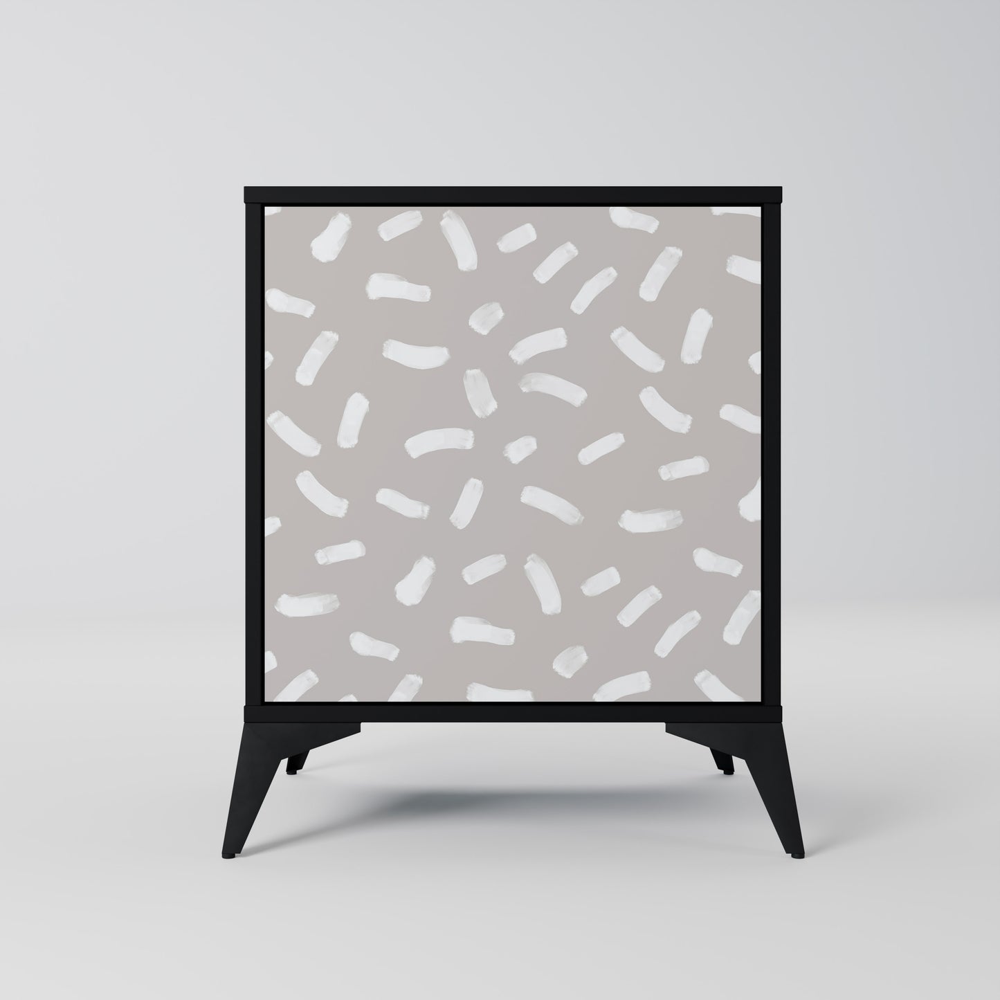 PASSING SECONDS 1-Door Sideboard in Black Finish