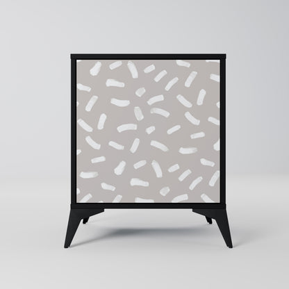 PASSING SECONDS 1-Door Sideboard in Black Finish