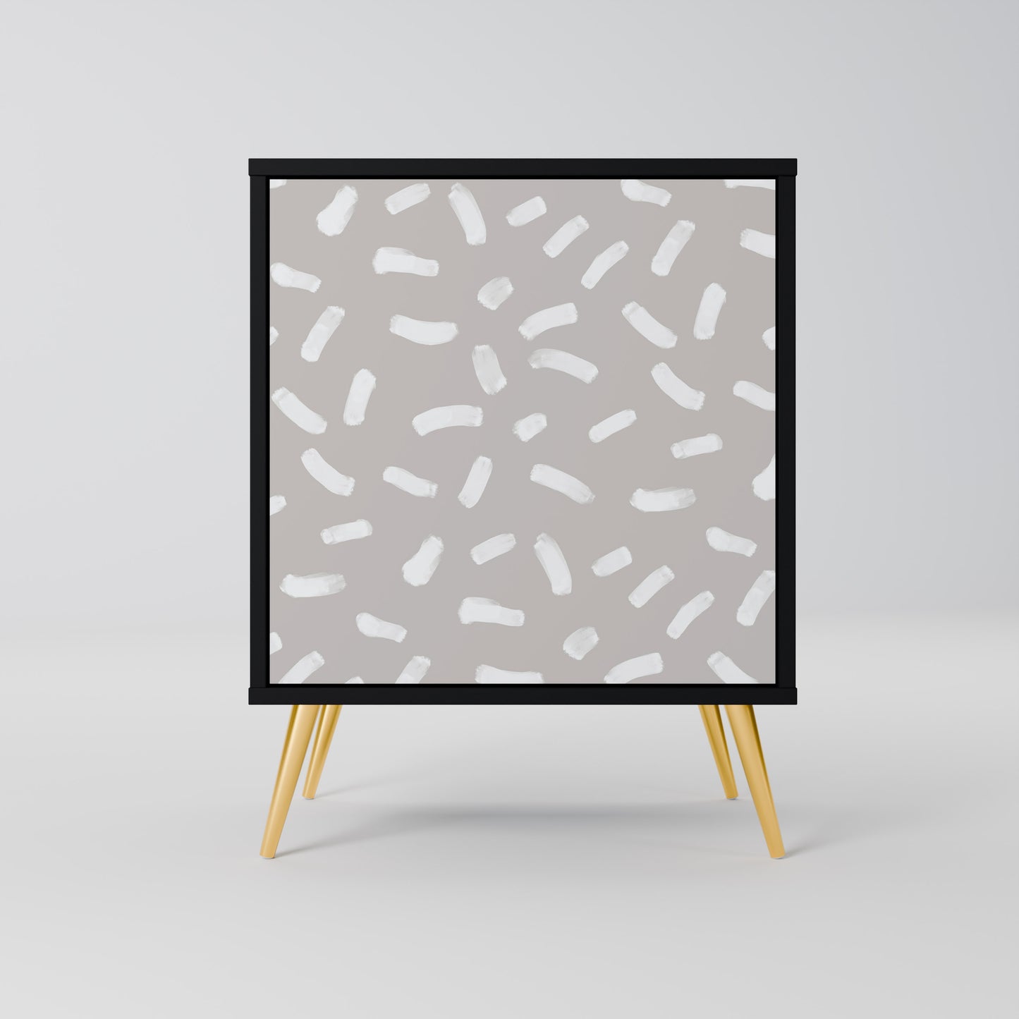 PASSING SECONDS 1-Door Sideboard in Black Finish