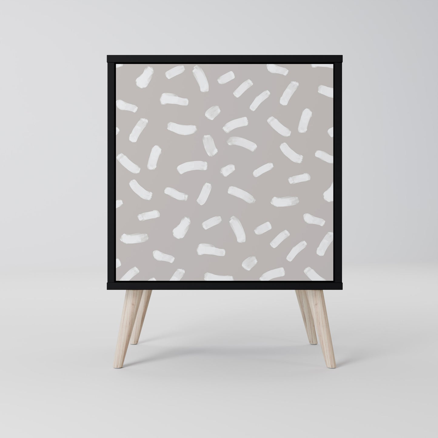 PASSING SECONDS 1-Door Sideboard in Black Finish