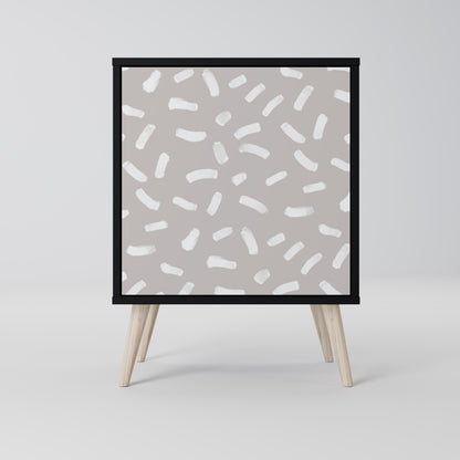 PASSING SECONDS 1-Door Sideboard in Black Finish