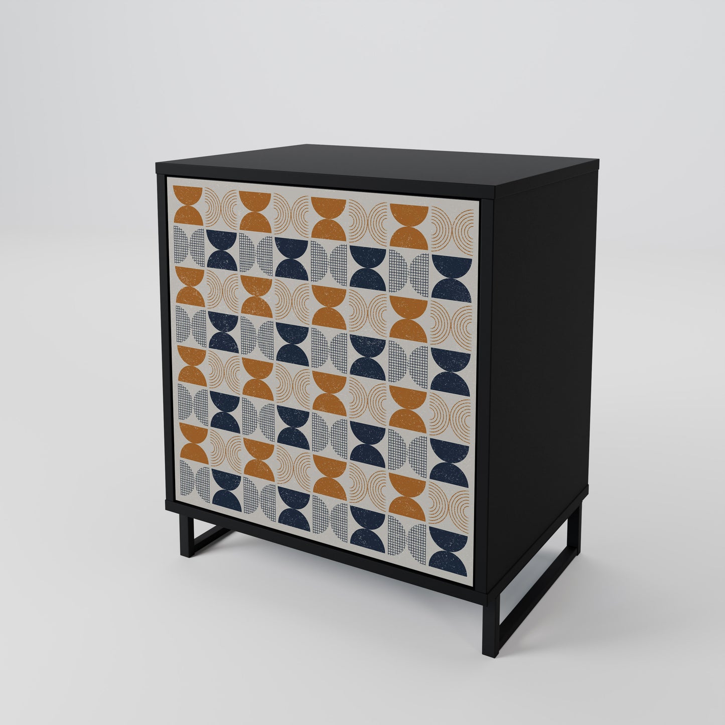 Credenza a 1 anta REFLECTION RANGE con finitura nera