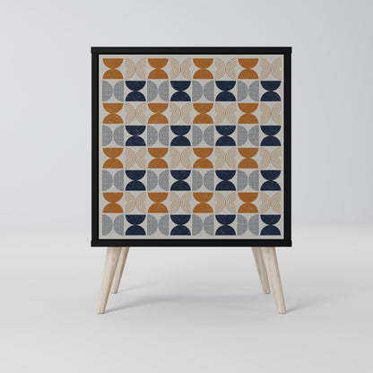 Credenza a 1 anta REFLECTION RANGE con finitura nera