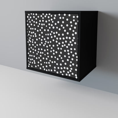 Credenza BLINDING LIGHTS a 1 anta con finitura nera
