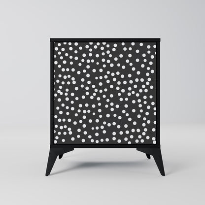 Credenza BLINDING LIGHTS a 1 anta con finitura nera