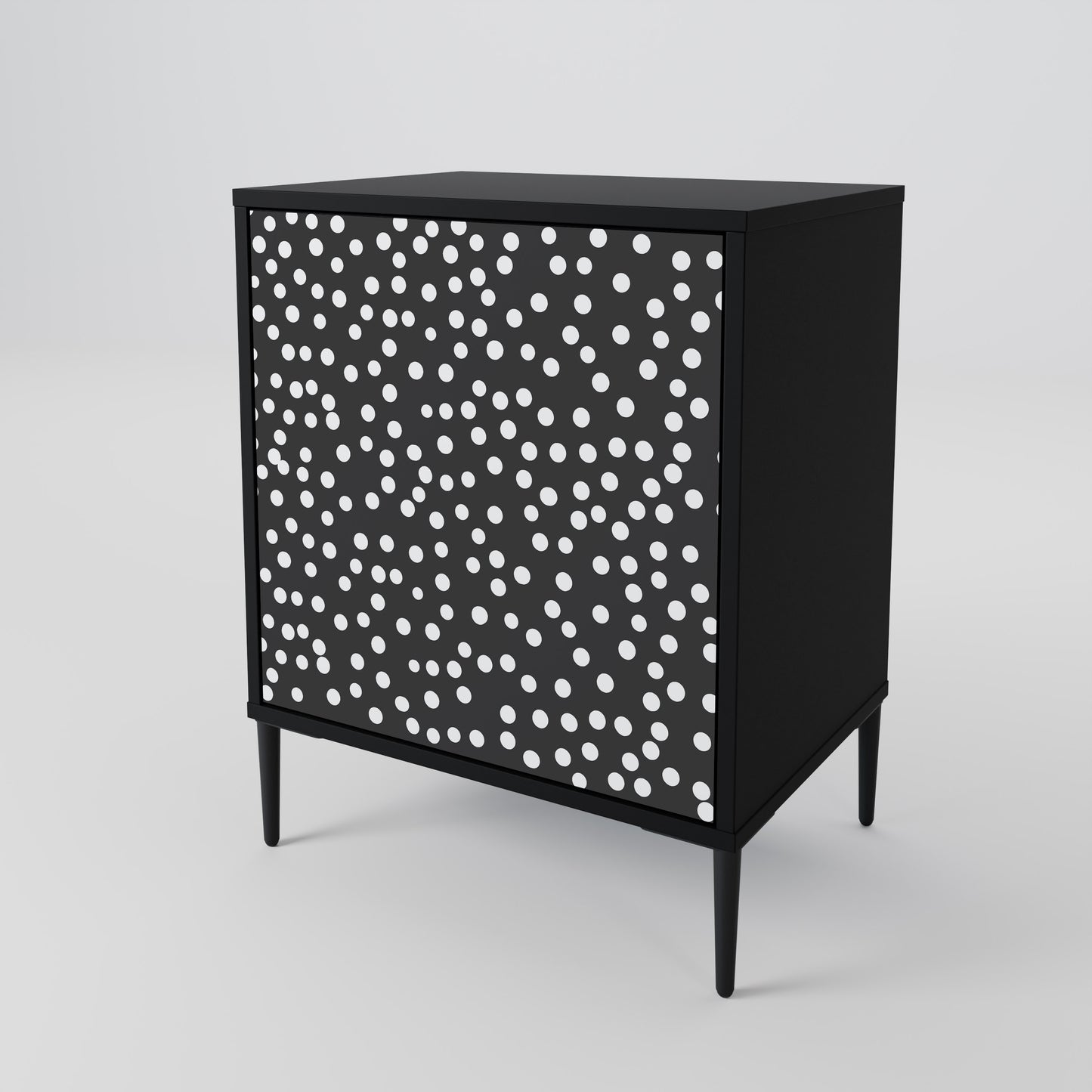 Credenza BLINDING LIGHTS a 1 anta con finitura nera