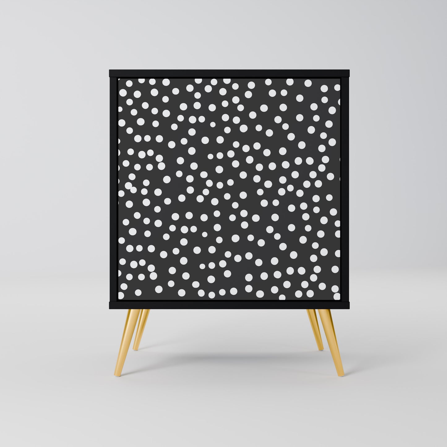 Credenza BLINDING LIGHTS a 1 anta con finitura nera