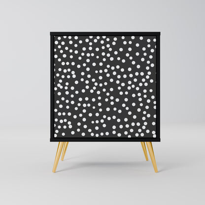 Credenza BLINDING LIGHTS a 1 anta con finitura nera