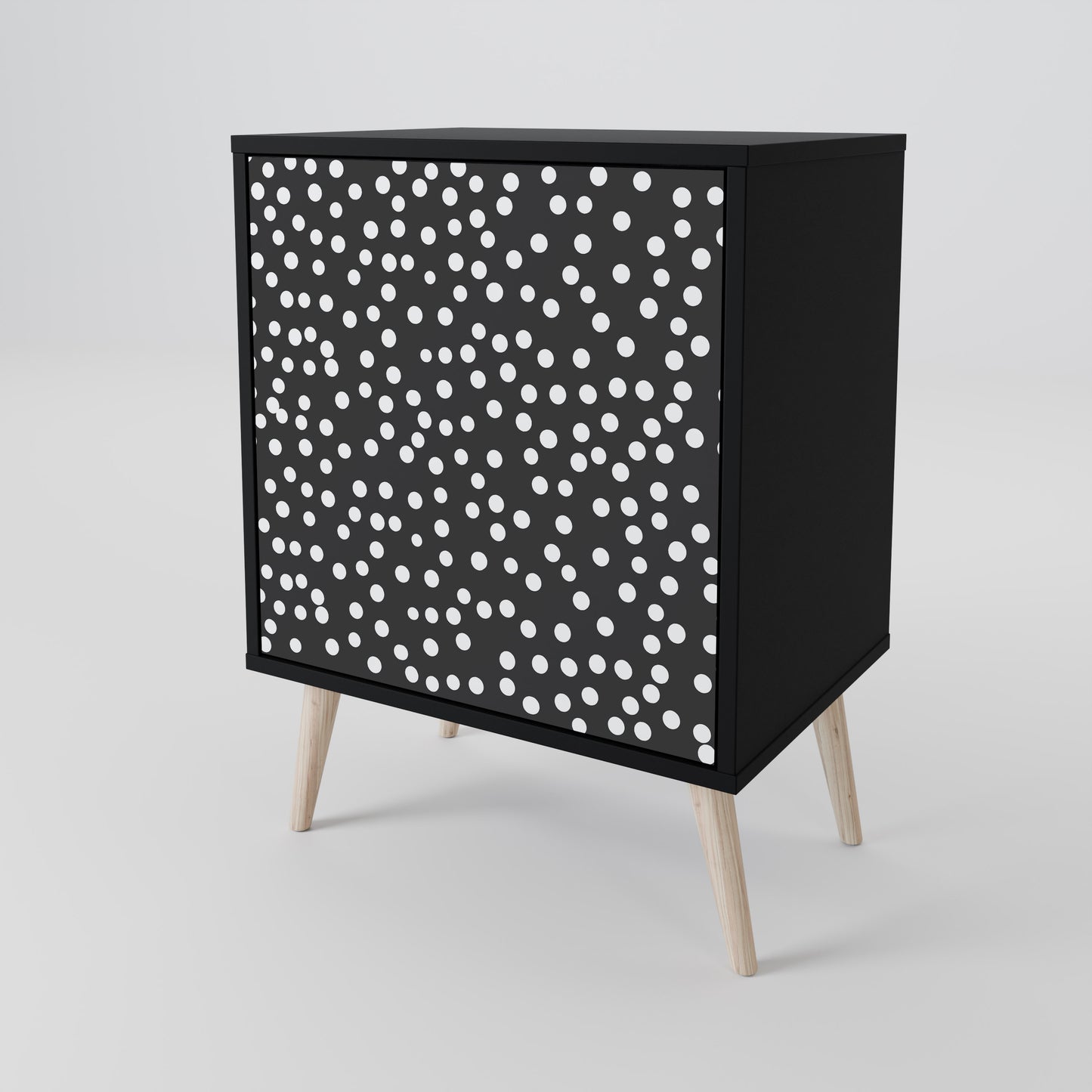 Credenza BLINDING LIGHTS a 1 anta con finitura nera
