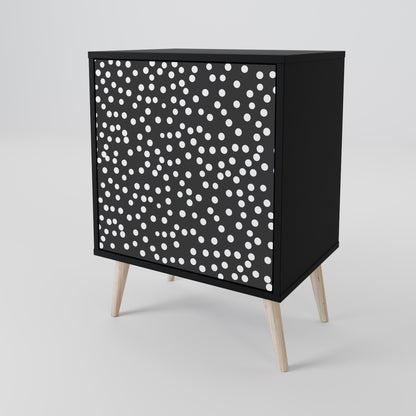 Credenza BLINDING LIGHTS a 1 anta con finitura nera