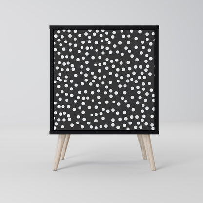 Credenza BLINDING LIGHTS a 1 anta con finitura nera