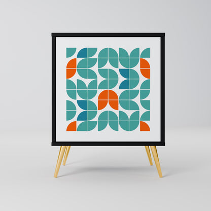 Credenza BE THE CHANGE a 1 anta con finitura nera