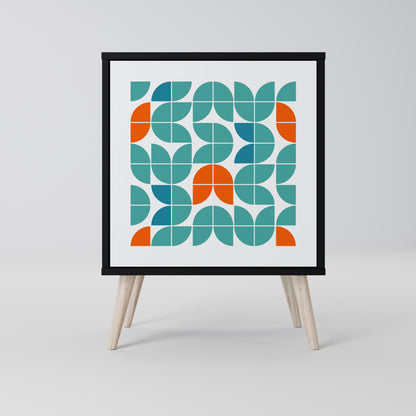 Credenza BE THE CHANGE a 1 anta con finitura nera