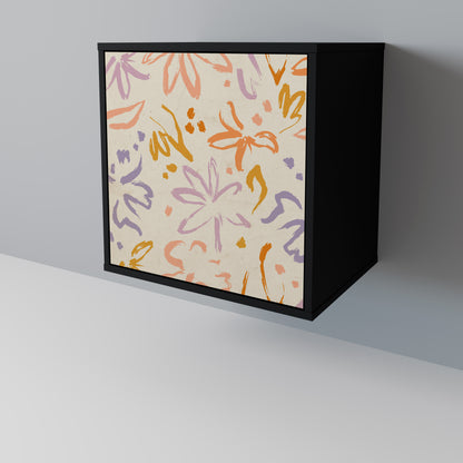 Credenza SPRING WHIMSY a 1 anta con finitura nera