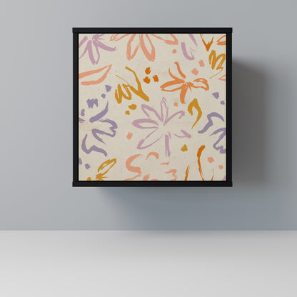 Credenza SPRING WHIMSY a 1 anta con finitura nera