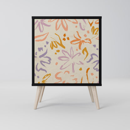 Credenza SPRING WHIMSY a 1 anta con finitura nera