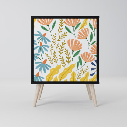 Credenza HELLO SPRING a 1 anta con finitura nera